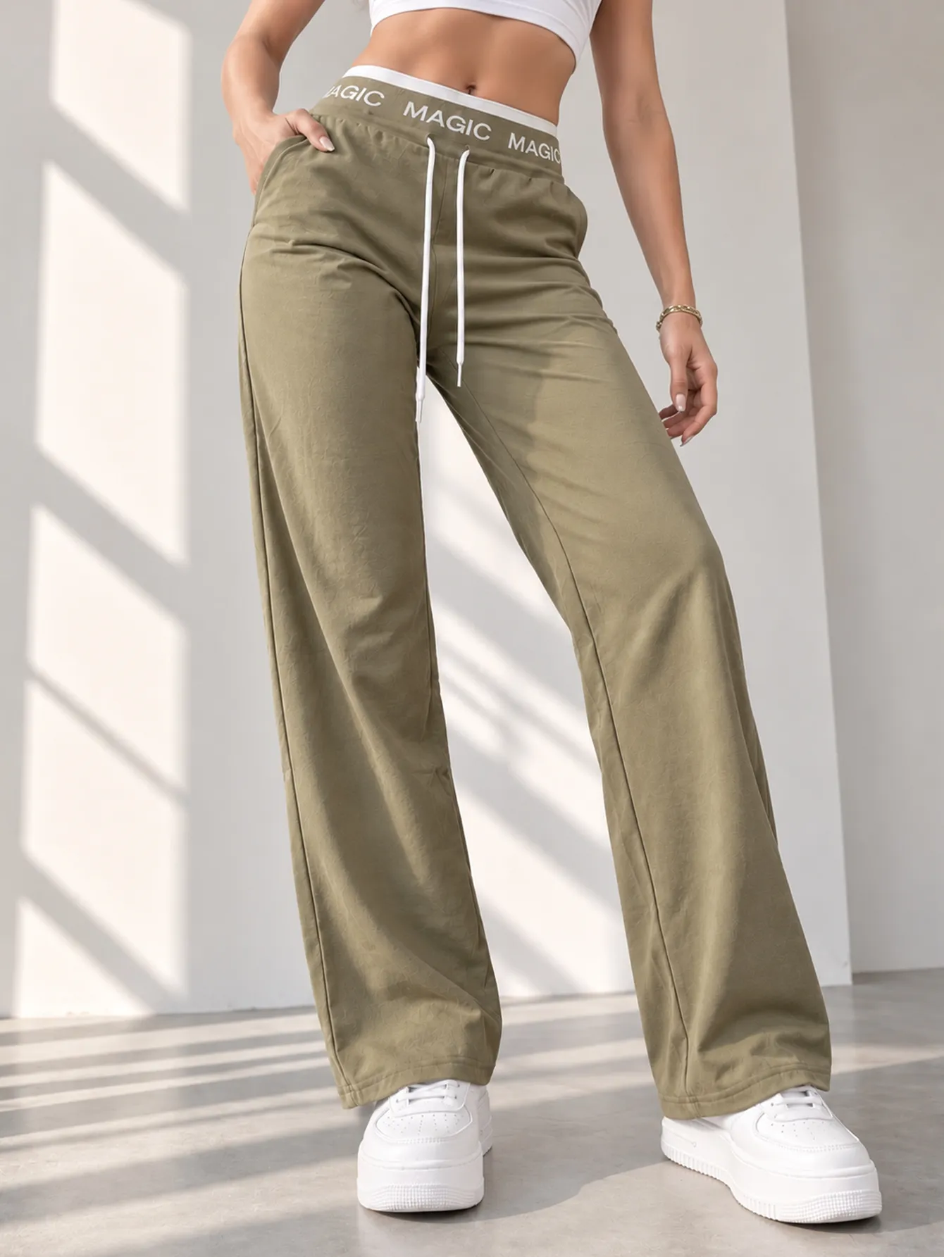 AD2648 pantalon con doble pretina dama 15913